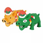 Weihnachts-Hundespielzeug-Schwein-Latex-17-cm-0