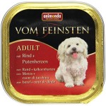 Animonda-vom-Feinsten-Adult-82612-Rind-Putenherzen-22-x-150-g-Schale-Hundefutter-0