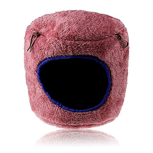 Hamster Hängematte Bett Baumhaus Ratte Eichhörnchen Haustier Xmas Geschenk Lint warme Vogelkäfig Schachteln Hütte mit einem Pad 15 x 15cm zufällige Farbe 1 Stück