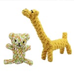 2-Pack-Qualitt-sicher-SchoHund-Seil-kauspielzeuge-Kit-liefert-fr-Kleine-bis-Mittlere-rassen-Hunde-hilfsmittel-br-Giraffe-0