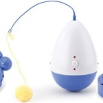Bayer-Design-05051-Edupet-Katzenspielzeug-Twisty-elektronisches-SpielzeugTeaserBall-blau-0