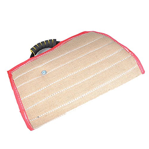 DAN Hundebiss Training Jute Arm Sleeve Spielzeug mit internen Griff Bar Schutz für junge Malinois Arbeit Hund