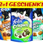 FELIX-KnabberMix-Crispies-Katzen-Leckerlis-mit-Fleisch-Lachs-Gemse-Geschmack-Katzen-Snacks-vitaminreich-Menge-6er-Pack-6-x-2-x-60-g-6-x-45-g-gratis-0