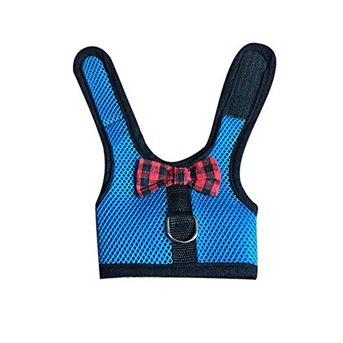 PerGrate Haustier-Maschen-Weiches Geschirr mit Leine-Kleintier-Weste führen für Hamster-Kaninchen-Häschen