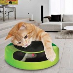 Tech-Traders-bewegliches-Katzenspielzeug-Fang-die-Maus-aus-Plsch-mit-Kratzmatte-fr-die-Krallenpflege-0