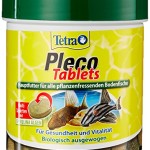 Tetra-Pleco-Tablets-Grnfutter-Tabletten-mit-einem-hohen-Anteil-an-Spirulina-Algen-Hauptfutter-fr-alle-pflanzenfressenden-Bodenfische-und-scheuen-Zierfische-275-Tabletten-Dose-0