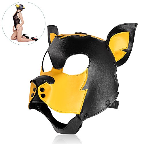 Utimi Hund Maske SM Bondage Sklaven Hood SM Sex Spielzeug Welpen Haube Maske für Erwachsene