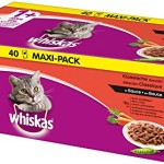 Whiskas-Katzen-Nassfutter-Multipack-Adult-1-fr-Erwachsene-Katzen-Klassische-Auswahl-in-Sauce-40-Portionsbeutel-40-x-100-g-0