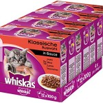 Whiskas-Katzen-Nassfutter-Multipack-Junior-fr-junge-Katzen-Klassische-Auswahl-in-Sauce-48-Portionsbeutel-4-x-12-x-100-g-0