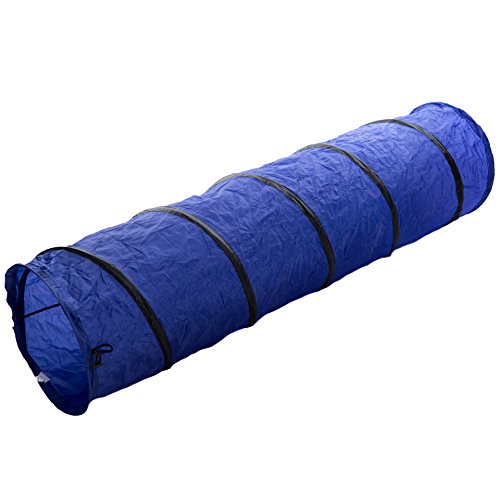 extra fest: Krabbeltunnel für Welpen und Kinder BLAU ø45cm