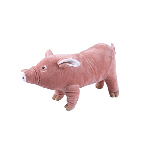 petacc Pig geformter Pet Plüsch Spielzeug ausgestopften Hund, schlafende Spielzeug Pet Throw Kissen für Hunde und Katzen, Baumwolle, pink