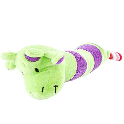 YESMAEay Hundespielzeug Haustier Plüsch Kauen Spielzeug für Kleine mittlere Hunde und Katzen Spielzeug Tier Muster Kalb Haustier Spielzeug Plüsch Cute Green