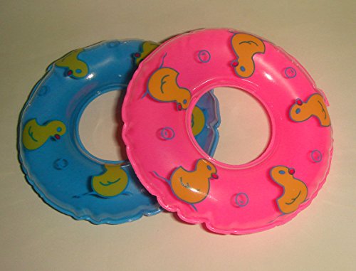 Zantec Mini Schwimmen Ring Pink für Barbie