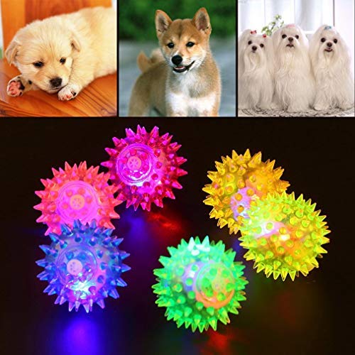 Eletam Schöne Hund Welpen Katze Haustier Igel Ball Gummi Glocke Sound Ball Kreative Lustige Spielen Spielzeug Für Haustiere Angenehme Geschenke