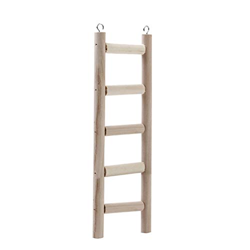 Vikenner Vogelspielzeug Kletterleiter Kletter Spielplatz Holzspielzeug Vogelkäfig Zubehör für den Käfig Papagei Sittich Wellensittich Nymphensittich Funny Spielzeug