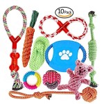 Welpenspielzeug-Hergestellt-aus-Natrlicher-Baumwolle-ungiftig-und-geruchlos-Robust-Besser-fr-Zahnreinigung-Geeignet-fr-kleine-Und-Mittlere-Hunde-Hundespielzeug-set-10-PCS-0