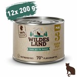 Wildes-Land-Nassfutter-fr-Katzen-Nr-3-Huhn-PUR-12-x-200-g-Getreidefrei-Extra-viel-Fleisch-Beste-Akzeptanz-und-Vertrglichkeit-0
