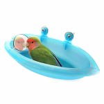 Yissma-Vogel-Badewanne-Vogelkfig-Zubehr-mit-Vogelspiegel-Dusche-Kunststoff-Badewanne-fr-Vgel-Papageien-Wellensittiche-0