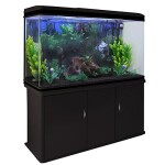 MonsterShop-Aquarium-Starter-Komplettset-Aquarium-mit-passendem-Unterschrank-inklusive-Pflanzen-Kies-und-Hintergrund-435cm-H-x-1205cm-B-x-39cm-T-Schwarz-0