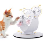 SAMMIU-Katzenroller-Spielzeug-360-Grad-Interaktives-Katzenspielzeug-mit-blinkendem-Ball-Katzenminzenball-Katzenjagdspielzeug-Katzenbungsspielzeug-0