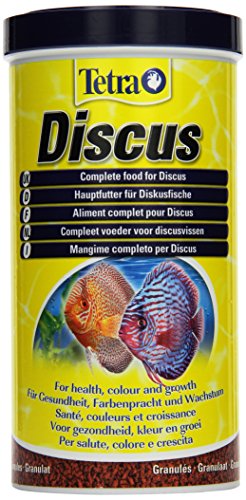 Tetra 751071 Discus, speziell an die Ernährungsbedürfnisse von Diskusfischen angepasstes Hauptfutter in Granulatform, 1 L