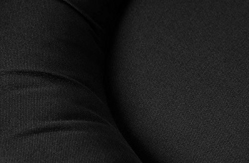 Knuffelwuff 12655 Wasserfestes In und Outdoor Hundebett Lucky - Größe XXL, 117 x 86 cm, Schwarz Eckig