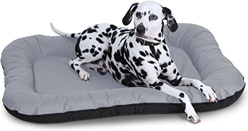 Knuffelwuff 12650 Wasserfestes In und Outdoor Hundebett Lucky - Größe XXL, 118 x 85 cm, elephant eckig