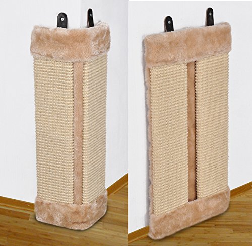 Katzen Kratzbrett Kratzmatte Kratzecke Sisal Katze Kratz Eck Brett Ecke 23x50cm