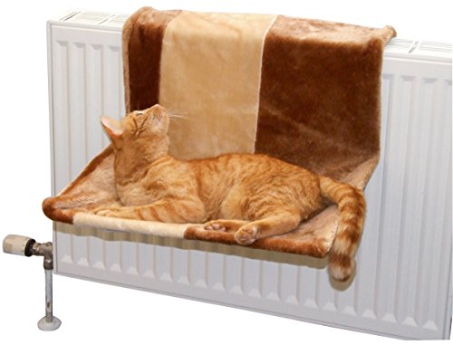 Katzenhängematte PARADIES beige/braun, groß, 50 x 35 cm K82590 top Qualität