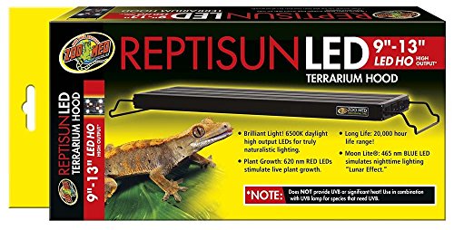 ReptiSun LED Terrarium Hood ca 23 bis 33 cm ausziehbar - Terrarienabdeckung