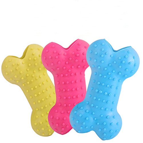 Nikgic 9 * 5,4 * 2,7 cm Hund Spielzeug Hundeknochen Pet Spielzeug Hohe Qualität Prägen Biss-Resistent Pet Spielzeug Nette Welpen Zähne Reinigung Spielzeug