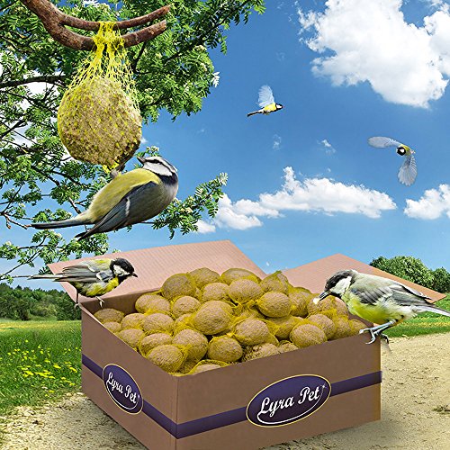 Lyra Pet 200 x 90 g Meisenknödel mit Netz 4 Jahreszeitenknödel Wildvogelfutter