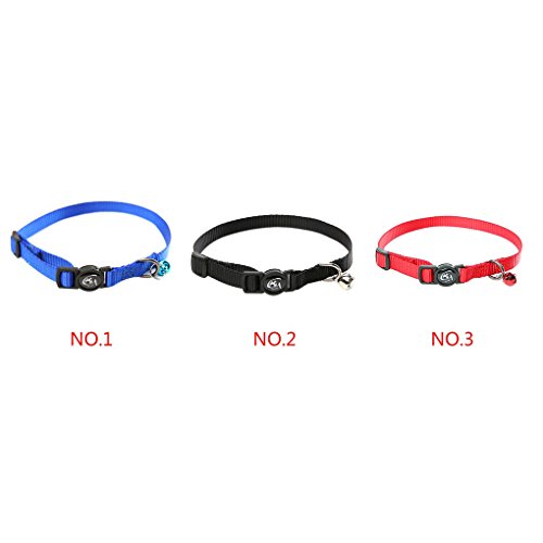 Nylon Verstellbare Katzenhalsband mit Glocke Reflektierendes Katzenhalsband Haustier-Welpen-Ausschnitt Gürtel Seil Stoff Cord Regard