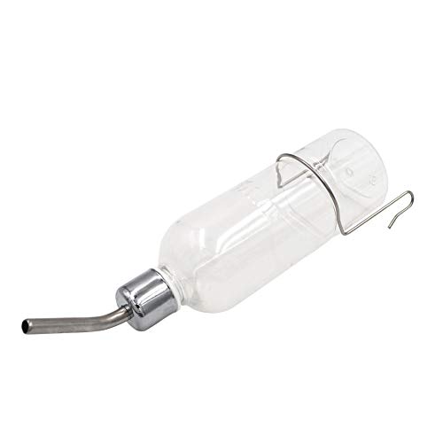 M.Z.A 350ml Haustier Kaninchen Hängende Wasser Trinkflasche Kleine Haustier Brunnen Automatischer Wasserspender für Kaninchen Meerschweinchen Hamster