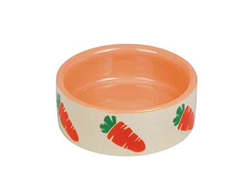 Nobby Keramik Futtertrog "CARROT" beige / orange 125 ml
